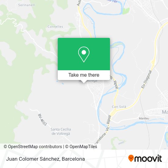 Juan Colomer Sánchez map