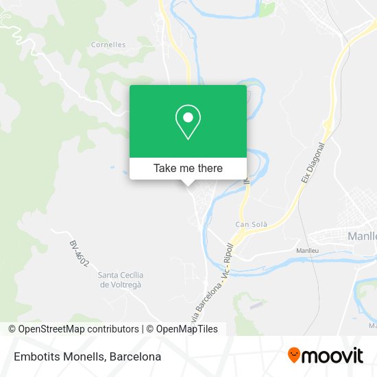 Embotits Monells map