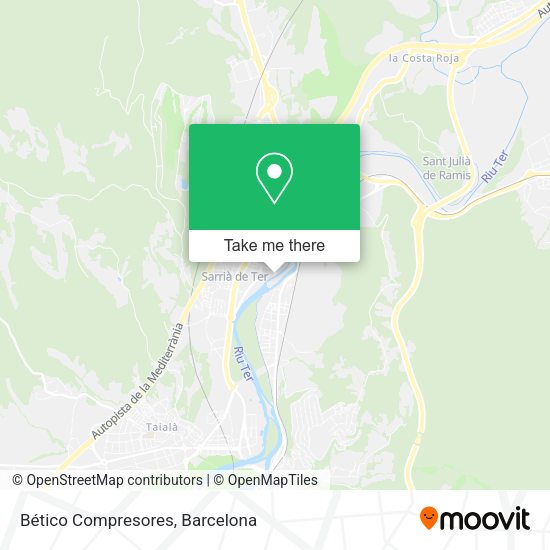Bético Compresores map
