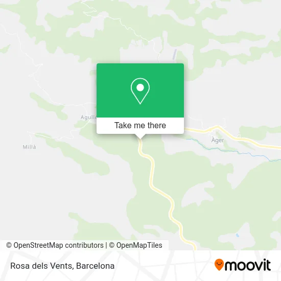 Rosa dels Vents map