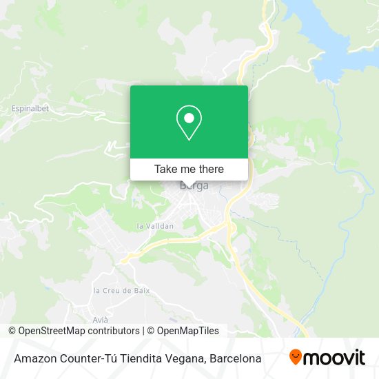 Amazon Counter-Tú Tiendita Vegana map