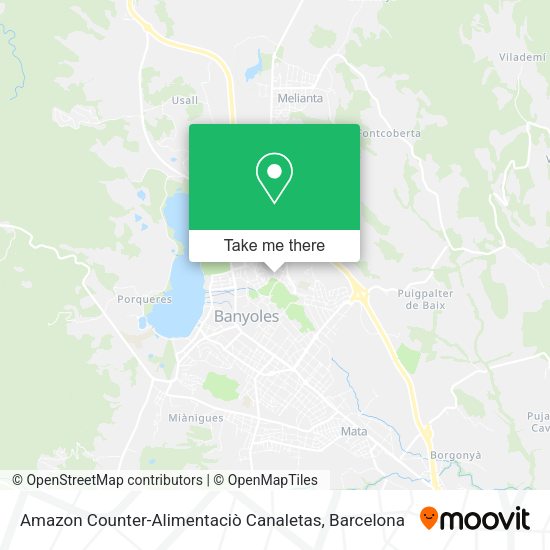 Amazon Counter-Alimentaciò Canaletas map
