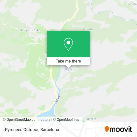 Pyrenees Outdoor map