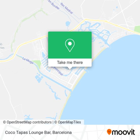 Coco Tapas Lounge Bar map