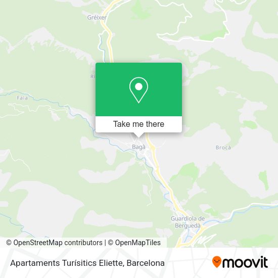Apartaments Turísitics Eliette map