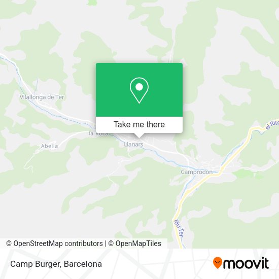 Camp Burger map