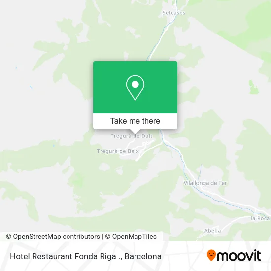 Hotel Restaurant Fonda Riga . map