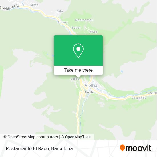 Restaurante El Racó map