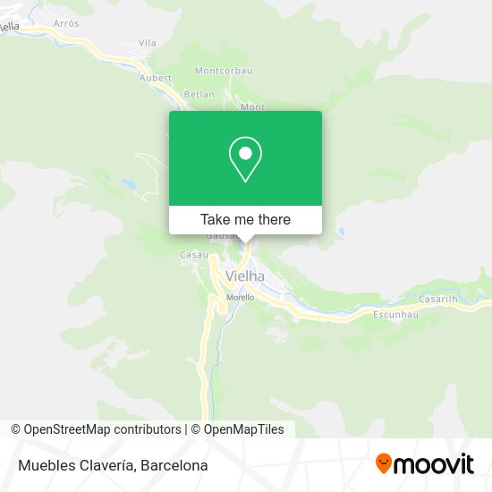 Muebles Clavería map