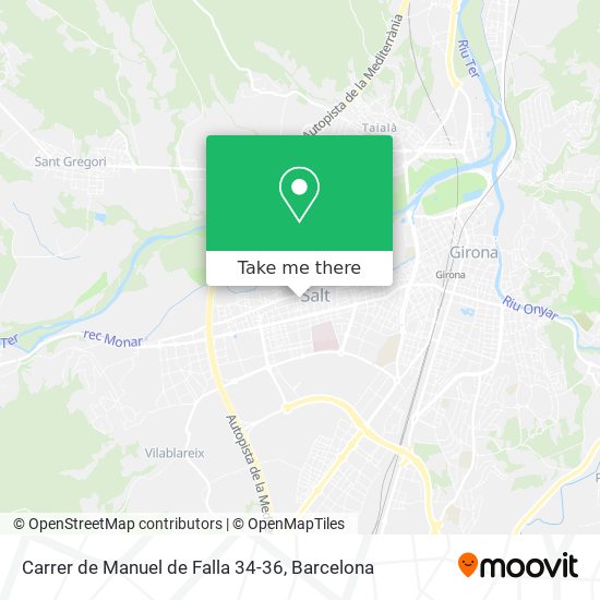 Carrer de Manuel de Falla 34-36 map