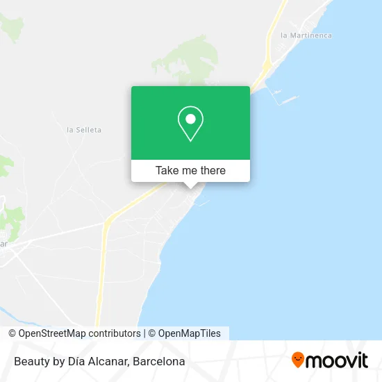 Beauty by Día Alcanar map