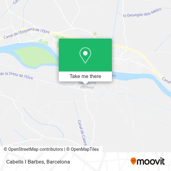 Cabells I Barbes map