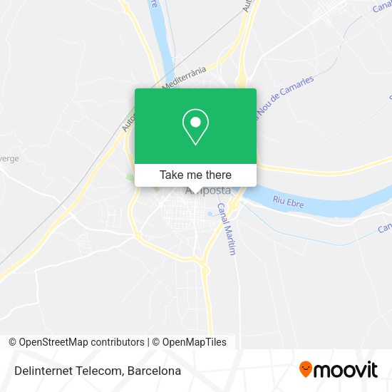 Delinternet Telecom map