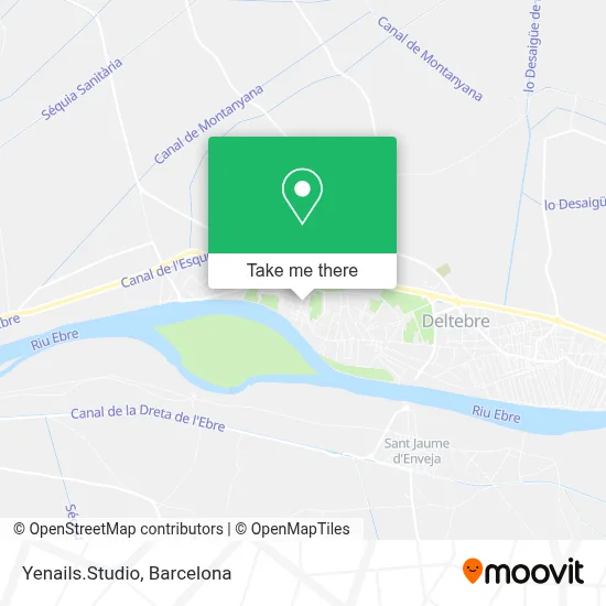 Yenails.Studio map