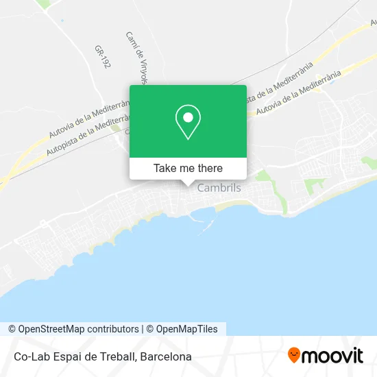 Co-Lab Espai de Treball map