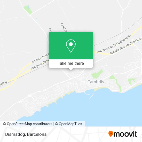 Dismadog map