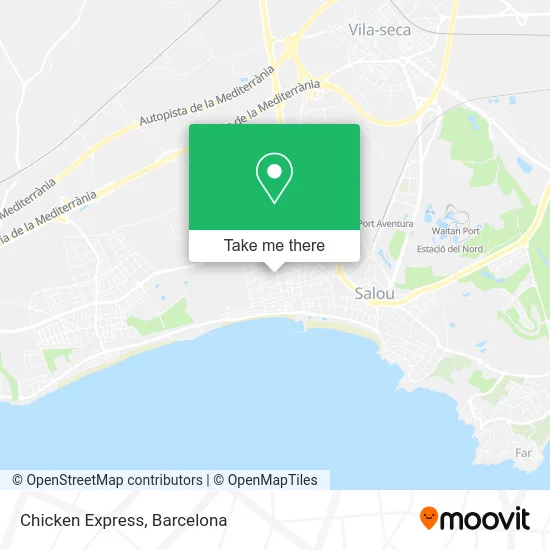 Chicken Express map