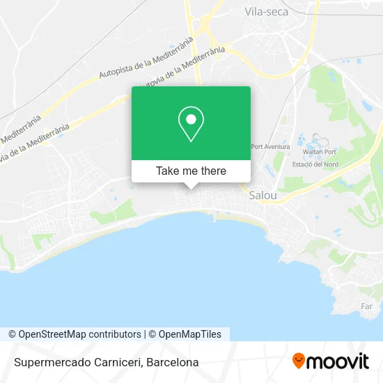 Supermercado Carniceri map