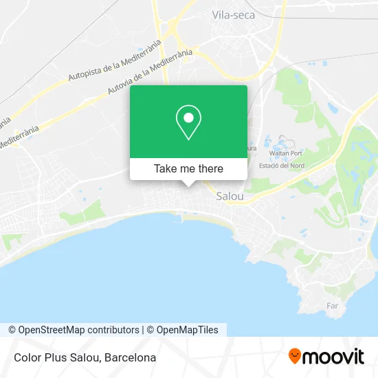 Color Plus Salou map