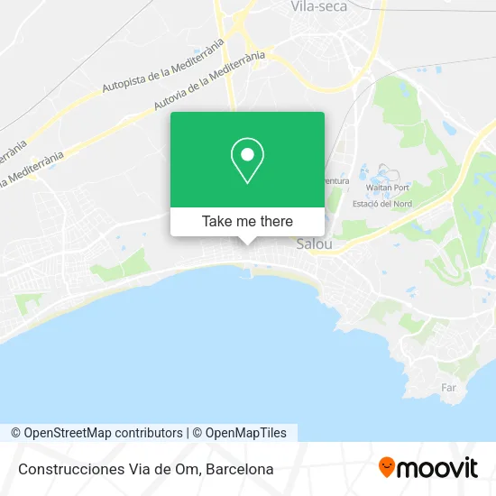 Construcciones Via de Om map