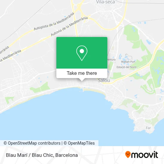 Blau Marí / Blau Chic map