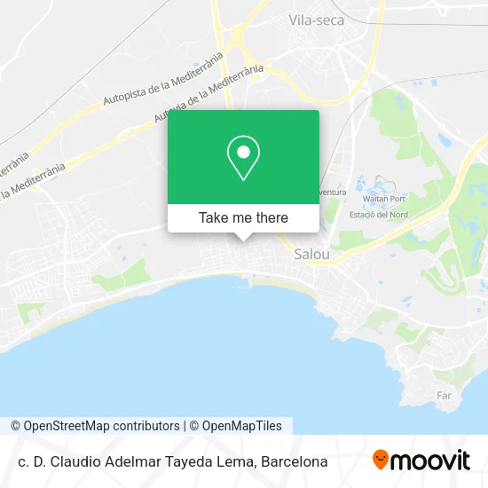 c. D. Claudio Adelmar Tayeda Lema map