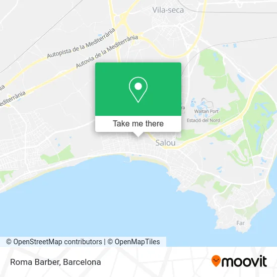 Roma Barber map