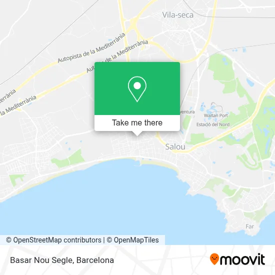 Basar Nou Segle map