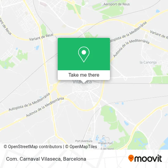 Com. Carnaval Vilaseca map