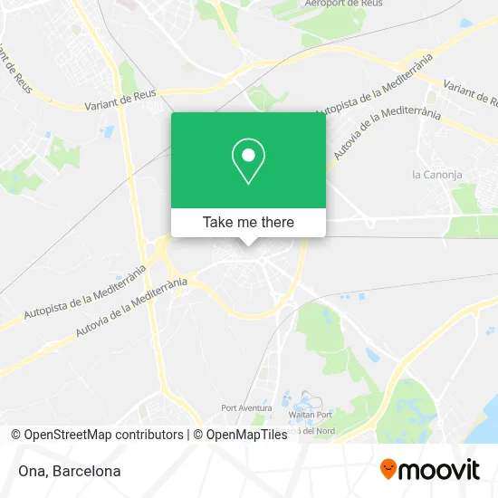 Ona map