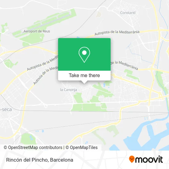 Rincón del Pincho map