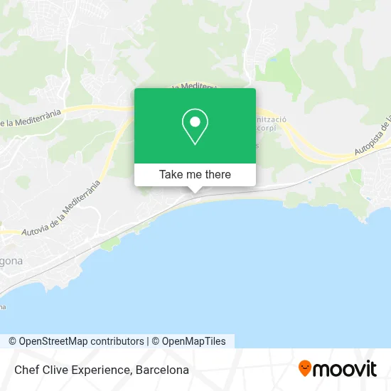 Chef Clive Experience map