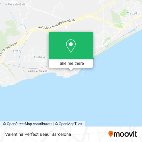 Valentina Perfect Beau map