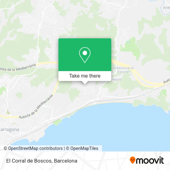 El Corral de Boscos map