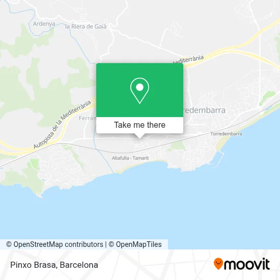 Pinxo Brasa map