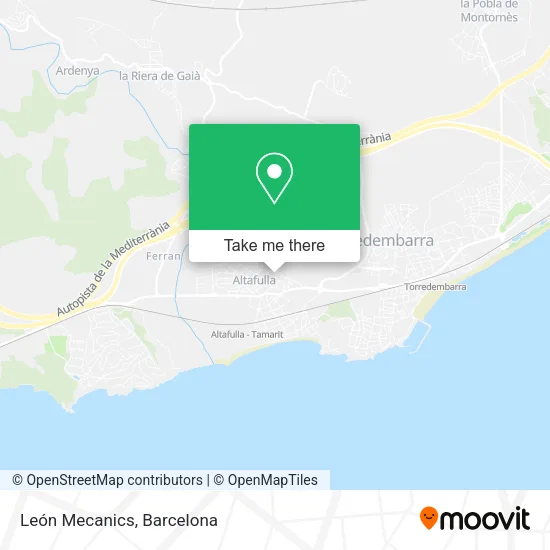 León Mecanics map