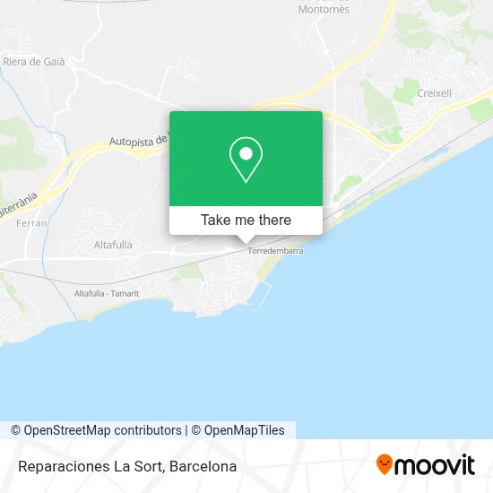 Reparaciones La Sort map
