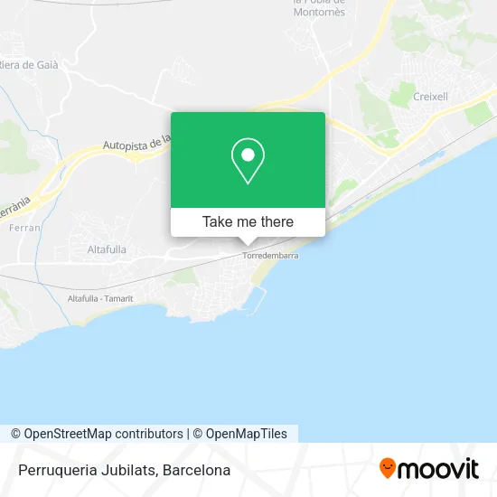 Perruqueria Jubilats map