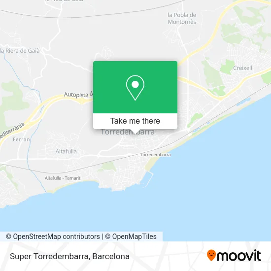 Super Torredembarra map
