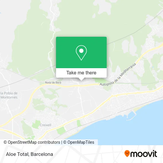Aloe Total map