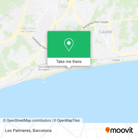 Les Palmeres map