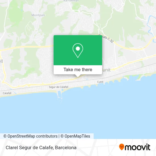 Clarel Segur de Calafe map