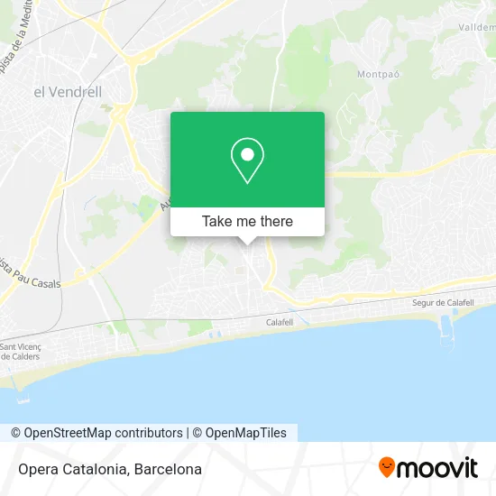 Opera Catalonia map