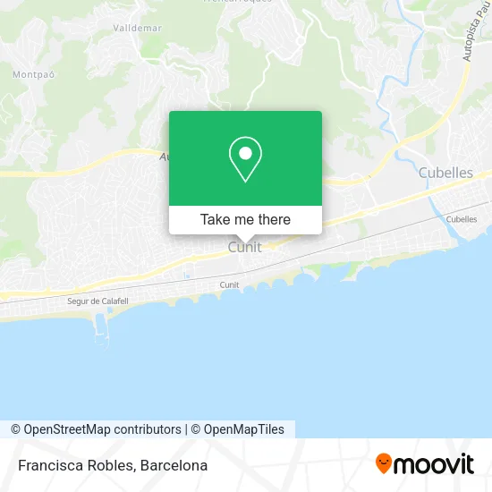 Francisca Robles map