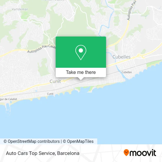 Auto Cars Top Service map