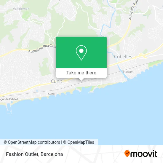 Outlet Moda map