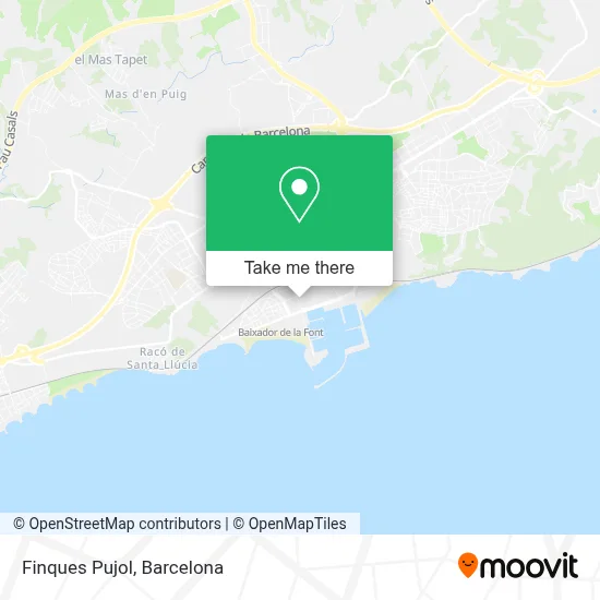 Finques Pujol map