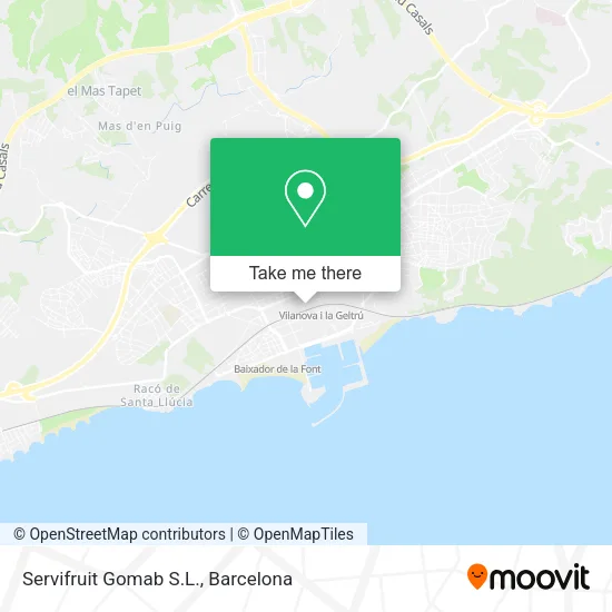 Servifruit Gomab S.L. map