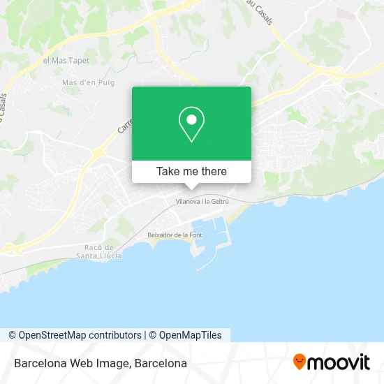 Barcelona Web Image map