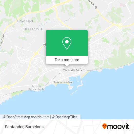 Santander map